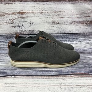 Cole Haan Original Grand C27961 Gray Knit Wingtip Oxfords, Men’s Size 11